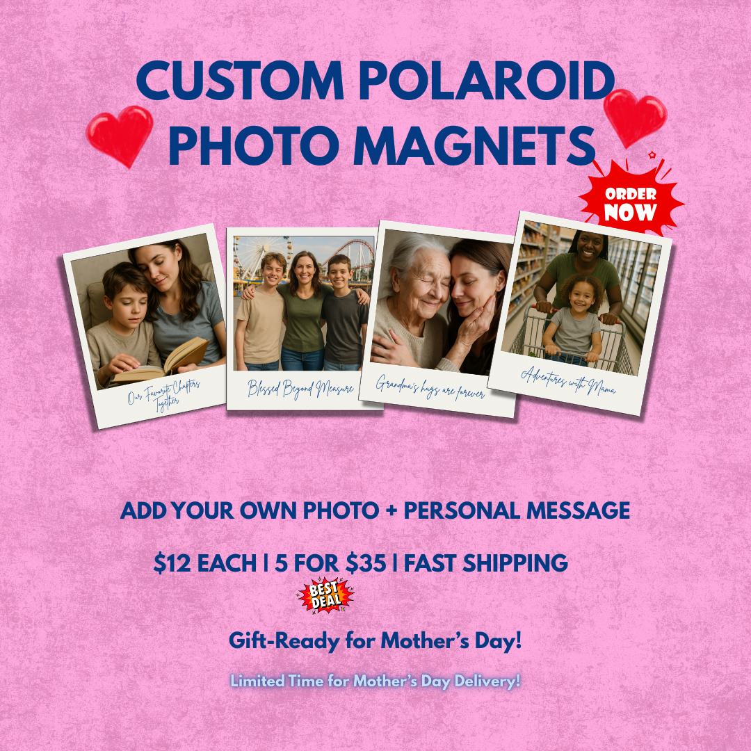 Custom Polaroid Photo Magnets