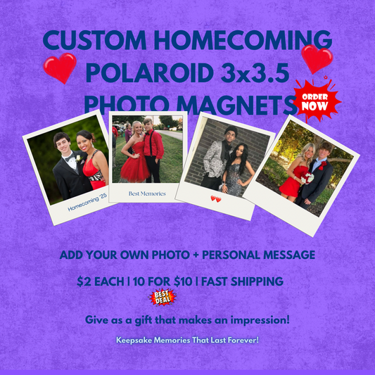 Custom Polaroid Photo Magnets